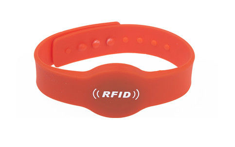 Opnieuw te gebruiken Silicone RFID Chip Programmable Wristband